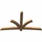 Ekena Millwork Davenport Timber Gable Bracket, Western Red Cedar, 96"W x 56"H x 3 1/2"D x 5 1/2"F, 14/12 Pitch GBW096X56X0406DAV00SWR - alternate 3